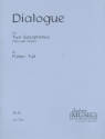 Dialogue for 2 saxophones (AT) score and parts