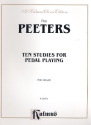 10 Studies for Pedal Playing for organ  Kalmus