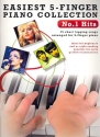 No.1 Hits: for 5-finger piano (with text)