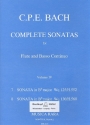 Sonaten Band 4 (Nr.7+8) fr Flte und Bc