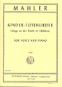 Kindertotenlieder for high voice and piano (en/dt)