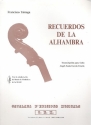 Recuerdos de la Alhambra para violino