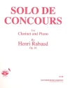 Solo de concours op.10 for clarinet and piano