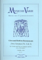 2 Sonaten (Nr.4 und 5) fr Violine, Zink (2 Violinen) und Bc Partitur und Stimmen (Bc nicht ausgesetzt)