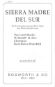 Sierra madre del sur fr gem Chor und Klavier Chorpartitur