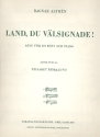 Land du vlsignade fr Gesang (mittel) und Klavier (schwed)