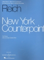 New York Counterpoint fr Klarinette und Tonband oder Klarinetten-Ensemble Partitur und Stimmen