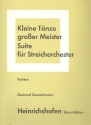 Kleine Tnze groer Meister - Suite fr Streichorchester Partitur