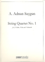 String Quartet no.1 op.27 for 2 violins, viola and violoncello score