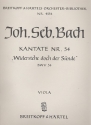 Widerstehe doch der Snde Kantate Nr.54 BWV54 Viola