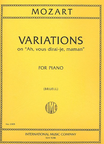 Variations on 'Ah, vous dirai-je maman' for piano