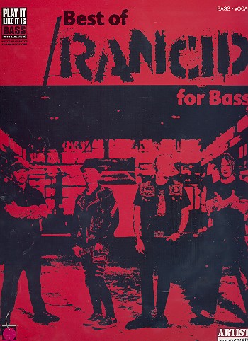 Best of Rancid songbook vocal/bass/tab