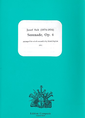 Serenade op.6 for wind ensemble score and parts