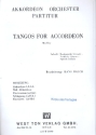 Tangos for Accordeon (Medley) fr Akkordeonorchester Partitur,  Verlagskopie