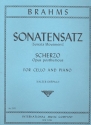 Sonatensatz op.posth. fr Violoncello und Klavier