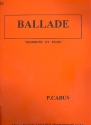 Ballade for trombone and piano