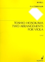 2 Arrangements for viola and piano