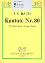 Ein feste Burg ist unser Gott Kantate Nr.80 BWV80 Studienpartitur