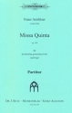 Missa quinta op.100 fr 3-stimmigen gem Chor und Orgel Orgelpartitur