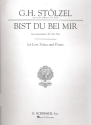 Bist du bei mir for low voice and piano (dt/en)