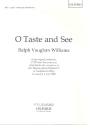 O taste and see for female chorus a cappella (with organ introduction) score