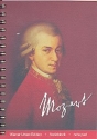 Mozart Notizblock DIN A5 mit Notenlinien und Spiralbindung