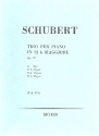 Trio B-Dur op.99 fr Violine, Violoncello und Klavier Studienpartitur