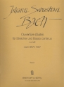 Ouvertre a-Moll BWV1067 fr Streicher und Bc Violoncello / Kontrabass