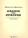 Adagio for Strings for woodwind ensemble score and parts