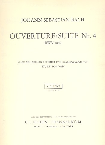 Ouvertre Nr.4 BWV1069 fr Orchester Violine 2