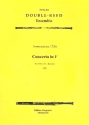 Concerto F Major for 4 oboes and 2 bassoons score and parts