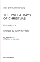 The twelve Days of Christmas for mixed chorus and piano (orchestra) vocal score