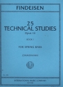 25 Technical Studies op.14 Vol.1 for double bass