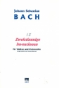 15 zweistimmige Inventionen  fr Violine und Violoncello Partitur und Stimmen