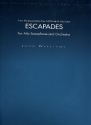 Escapades: for alto saxophone and orchestra score