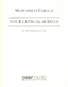 4 Critical Models for alto saxophone and violin score and parts