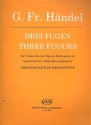 3 Fugen fr Violoncello und Klavier