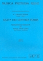 Beata dei genitrix Maria fr Sopran, Violine (Flte) und Bc Partitur und Stimmen