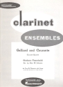 Galliard and Courante for 4 clarinets (BBBB(Bass)) score and parts