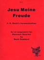 Jesu  meine Freude for 4 bassoons score and parts