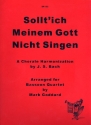 Sollt ich meinem Gott nicht singen for 4 bassoons score and parts