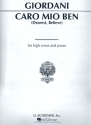 Caro mio ben for high voice and piano (en/it)