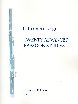 20 advanced Bassoon Studies for bassoon