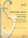 Servicio sacro for bariton, mixed chorus and orchestra vocal score (heb/it)