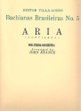 Aria from Bachianas Brasileiras no.5 for string orchestra (guitar ad lib) score and parts (3-2-2-2-2)