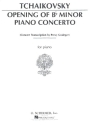 Opening of B minor Piano Concerto op.23 for piano