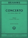 Concerto a minor op.102 for violin, violoncello and piano viola part (instead of cello)