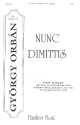 Nunc dimitttis for mixed chorus a cappella score