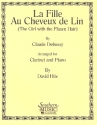 La fille aux cheveux de lin for clarinet and piano