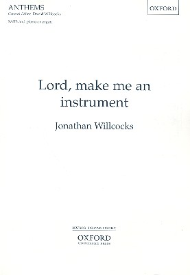 Lord make me an instrument for mixed chorus and piano score